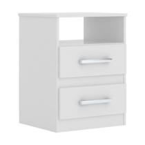 Mesa De Cabeceira Apolo Branco Flex Moval