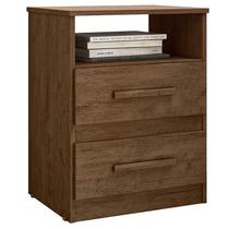 Mesa de Cabeceira Apolo Castanho Wood Flex - Moval