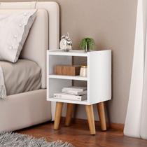 Mesa de Cabeceira Atenas com Pé Palito mesa de cabeceira Retrô