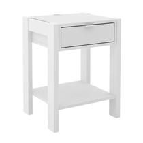 Mesa de Cabeceira AZ 1016 Branco - Tecnomobili