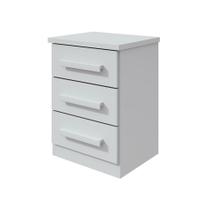 Mesa de Cabeceira Baião 3 GV Branca Mesa de Cabeceira Baião 3 GV Branca