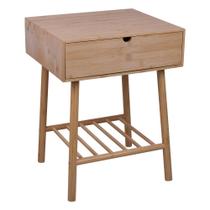 Mesa de Cabeceira Bambu Cazza Serene 40x35x50,5cm