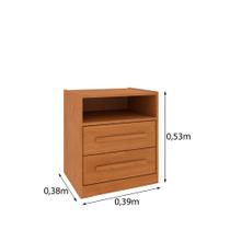 Mesa de cabeceira barcelona aparedor criado Cor:Neve Mesa de cabeceira barcelona aparedor criado Cor:Neve