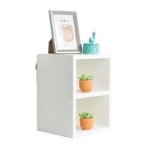 Mesa de Cabeceira Belize Branco 30 x 20cm
