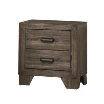 Mesa de cabeceira Benzara 2 gavetas de madeira marrom 55x42x60 cm Mesa de cabeceira Benzara 2 gavetas de madeira marrom 55x42x60 cm