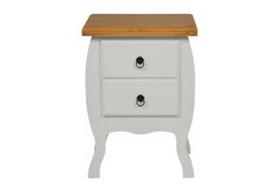 Mesa de Cabeceira Bombe 2 Gavetas Mesa de Cabeceira Bombe 2 Gavetas