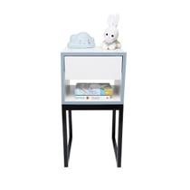Mesa De Cabeceira Branca 30Cm Quarto Infantil ul Eco Preta Mesa De Cabeceira Branca 30Cm Quarto Infantil ul Eco Preta