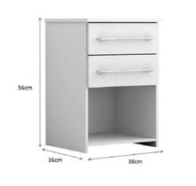 Mesa de cabeceira branca - bruna Mesa de cabeceira branca - bruna