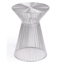 Mesa de cabeceira Butler Specialty Greeley Silver Metal 5 kg