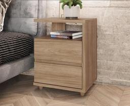 Mesa de cabeceira campeche 2 gavetas