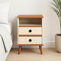 Mesa De Cabeceira Canto Quarto Alan OffWhite Mesa De Cabeceira Canto Quarto Alan OffWhite