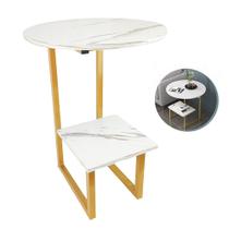 Mesa de Cabeceira Canto Redonda Lateral Sala Quarto Varanda Multiuso Escritorio Decoraçao Minimalista Moderno Mesa de Cabeceira Canto Redonda Lateral Sala Quarto Varanda Multiuso Escritorio Decoraçao Minimalista Moderno