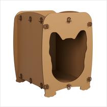 Mesa De Cabeceira Casinha Pet Dog 55 x 43 cm MDF Natural Ofertamo