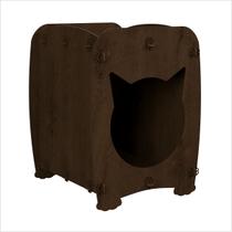 Mesa De Cabeceira Casinha Pet Gato Cat Malbec