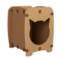 Mesa De Cabeceira Casinha Pet Gato Cat Natural Mesa De Cabeceira Casinha Pet Gato Cat Natural