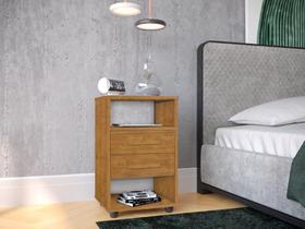 Mesa de Cabeceira CI 2 Gavetas Cor Ipê