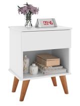 Mesa De Cabeceira Classic Duda Branco