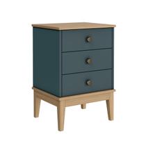 Mesa de Cabeceira Colonial 3 Gavetas MB1021 Movelbento