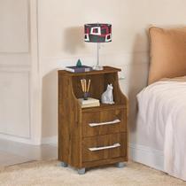 Mesa de Cabeceira com 02 Gavetas Topázio Malbec Mesa de Cabeceira com 02 Gavetas Topázio Malbec