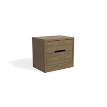 Mesa De Cabeceira Com 2 Gavetas Kappesberg S822 Nogueira Mesa De Cabeceira Com 2 Gavetas Kappesberg S822 Nogueira