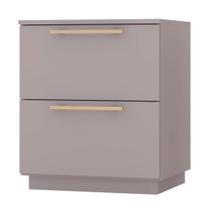 Mesa de Cabeceira com 2 Gavetas Pamplona Fendi
