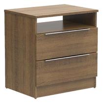 mesa de cabeceira com 2 Gavetas Rustic Madesa 3227