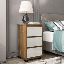 Mesa de Cabeceira com 3 Gavetas 40230075 Linha Coimbra Politorno