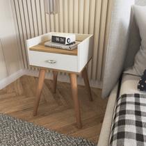 Mesa de Cabeceira com Gaveta e Prateleira Superior