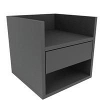 Mesa de Cabeceira com Gaveta Nicho Criado Mdf