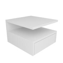 Mesa De Cabeceira Com Gaveta Suspensa Slim Quarto Mdf Mesa De Cabeceira Com Gaveta Suspensa Slim Quarto Mdf