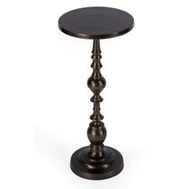 Mesa de cabeceira com pedestal Butler Specialty Darien Bronze Aluminium Mesa de cabeceira com pedestal Butler Specialty Darien Bronze Aluminium