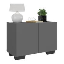 Mesa de Cabeceira com Pés 2 Portas Multimóveis MP4134