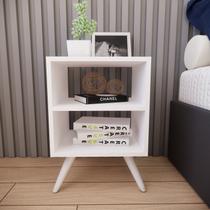 Mesa de Cabeceira com Pés Mesinha Madeira Criado Quarto Nicho Mesa de Cabeceira com Pés Mesinha Madeira Criado Quarto Nicho