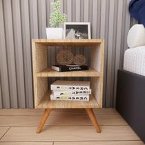 Mesa de Cabeceira com Pés Mesinha Madeira Quarto Nicho Mesa de Cabeceira com Pés Mesinha Madeira Quarto Nicho