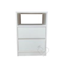 Mesa de Cabeceira com rodinhas 40x60x30 em mdf branco Mesa de Cabeceira com rodinhas 40x60x30 em mdf branco