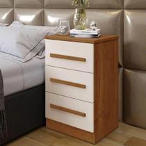 Mesa De Cabeceira Criado Império Benetil - Cinamomo/Off White