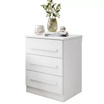 Mesa de Cabeceira Criado MDP 3 Gavetas Mesa de Cabeceira Criado MDP 3 Gavetas