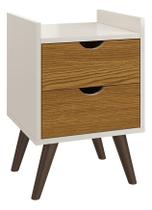 Mesa De Cabeceira Criado para Quarto Cama Casal 2 Gavetas Juma