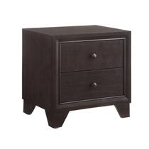 Mesa de cabeceira de madeira Benzara 56x41x58 cm marrom com 2 gavetas Mesa de cabeceira de madeira Benzara 56x41x58 cm marrom com 2 gavetas