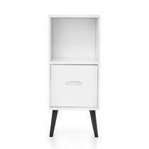 Mesa De Cabeceira Decor Branca 60 X 40 X 30 Cm Branco Mesa De Cabeceira Decor Branca 60 X 40 X 30 Cm Branco