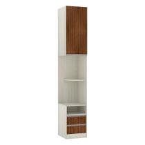 Mesa De Cabeceira Direito Prime Plus Legno Crema C/ Dourado Mesa De Cabeceira Direito Prime Plus Legno Crema C/ Dourado