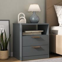 Mesa de Cabeceira Divino 2 Gavetas 100% Mdf