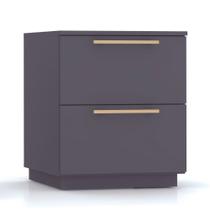 Mesa De Cabeceira Dubai 2 Gavetas 50 cm Vila Rica Mesa De Cabeceira Dubai 2 Gavetas 50 cm Vila Rica