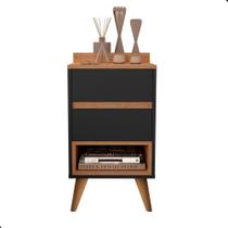 Mesa de Cabeceira Duda Retrô com Pés Palito e 2 Gavetas Mesa de Cabeceira Duda Retrô com Pés Palito e 2 Gavetas
