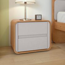 Mesa De Cabeceira Easy Like Amendoa Clean/Off White