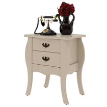 Mesa De Cabeceira Em Mdf 2 Gavetas Bombê Premier- Cores