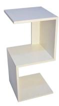 Mesa De Cabeceira Em S Branco Em Mdf Tx 60X25X25