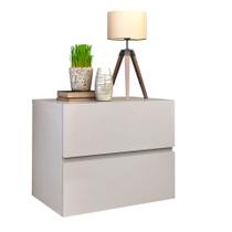 mesa de cabeceira eros 45cm Off White suspenso