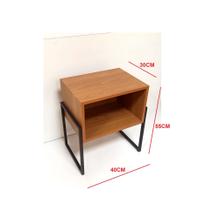 Mesa de cabeceira Estilo Industrial amadeirada Mesa de cabeceira Estilo Industrial amadeirada