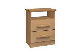 Mesa de Cabeceira Firenze 2 Gavetas com Nicho D Doro D Doro